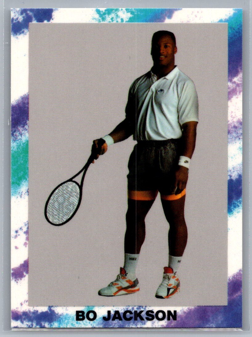 1990 Bo Knows (Purple Teal & White Border) (unlicensed) Bo Jackson #NNO
