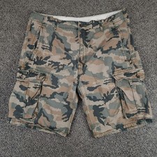 Levis Shorts Mens 36 Fits 34 Camo Cargo Relaxed Fit Military Utility Y2K Baggy