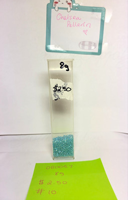 DB0057 8g Miyuki Delica Glass Seed Beads, Transparent Finish, Blue Green
