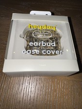 HEYDAY EARBUD SILICONE CASE COVER FOR AIRPODS 3rd Generation, CLEAR/gold NIB