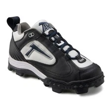 Tanel 360 REV-D Low Softball Cleats - Black/White/Navy - (M) 4.0 / (W) 5.5