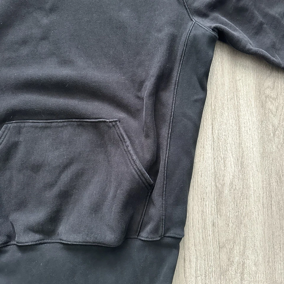 Vintage J. Sudadera con capucha estilo tejido inverso Crew Sportswear para hombre talla M Foto 2 de 4