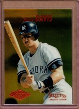 1995 SELECT CERTIFIED RUSS DAVIS ROOKIE MIRROR GOLD #104