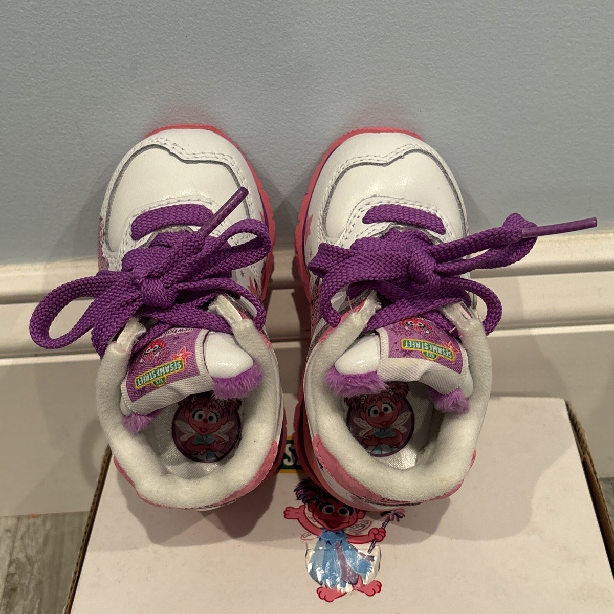 New Balance 574 Abby Cadabby sz 4 Baby X SESAME STREET RARE