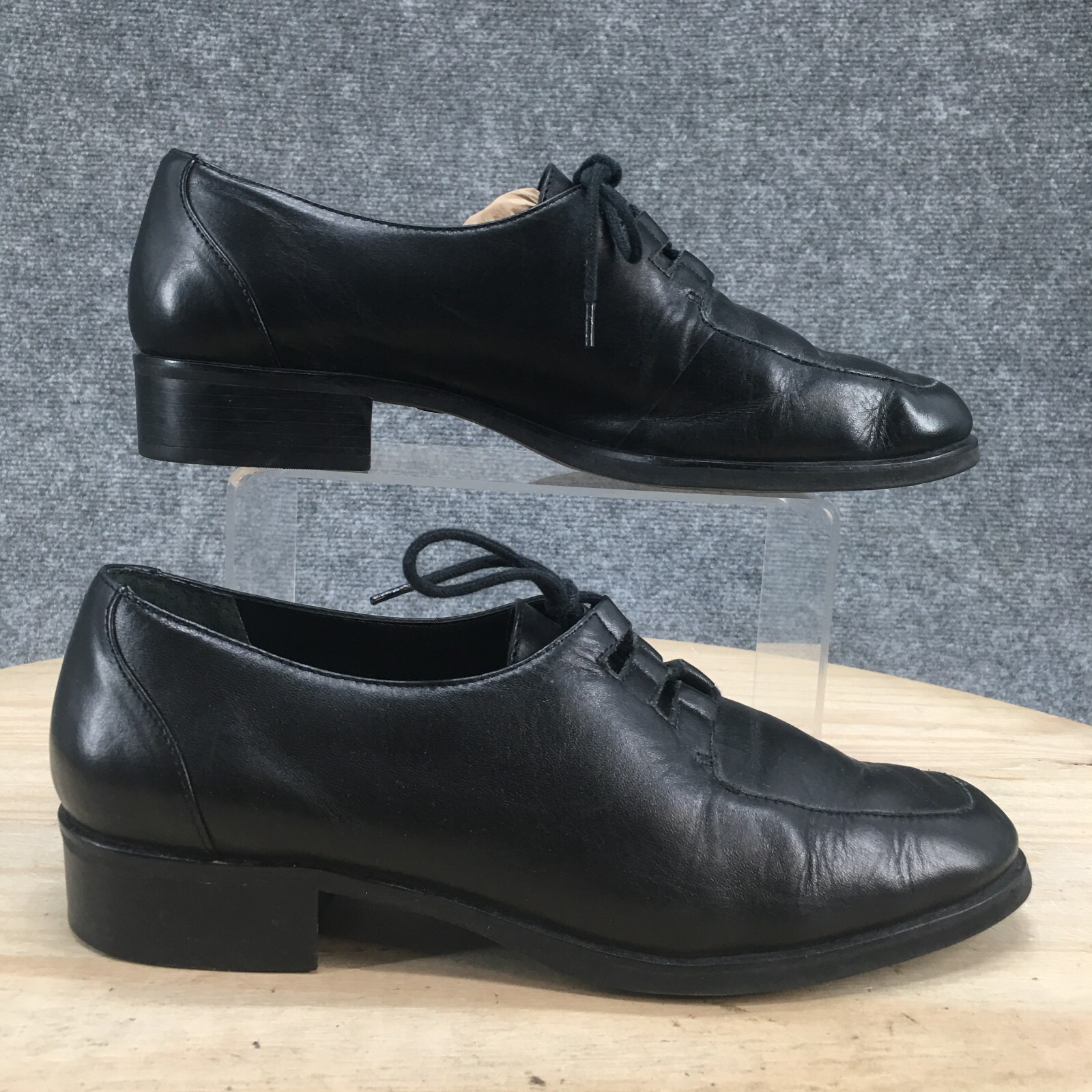 SAOLA Scarpe eleganti Rockport da uomo 8 5 M Oxford in pelle nera stringate casual punta rotonda