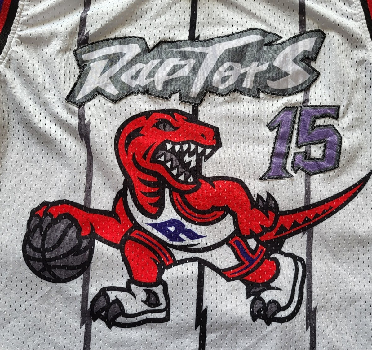 NIKE RAPTORS Vince Carter 15 2XL ゲームシャツ VTG Nike Authentic Toronto Raptors Vince Carter 15 Red