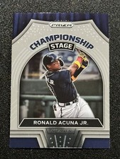 2022 Panini Prizm Championship Stage #CS-1 Ronald Acuna Jr. Atlanta Braves
