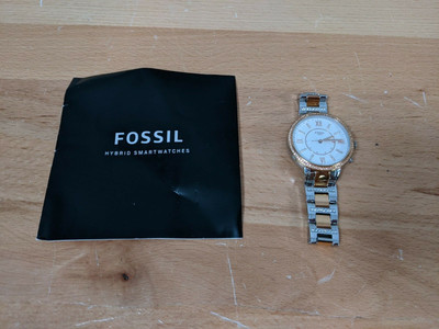 Fossil Q Women's Virginia Two-Tone Stainless Steel Hybrid Smartwatch  FTW5011 | eBay