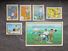 1984 Nicaragua NI 2523 - 2527 + BL159 1984 Summer Olympics - Los Angeles