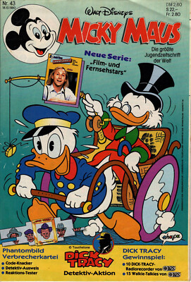 Micky Maus Heft Nr. 43  18. 10. 1990 Walt Disney Egmont Ehapa Verlag GmbH