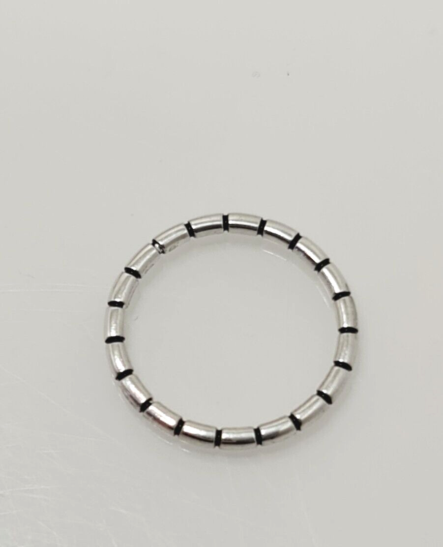 Fabulous Solid Patterned Band Ring 925 Silver Siz… - image 3