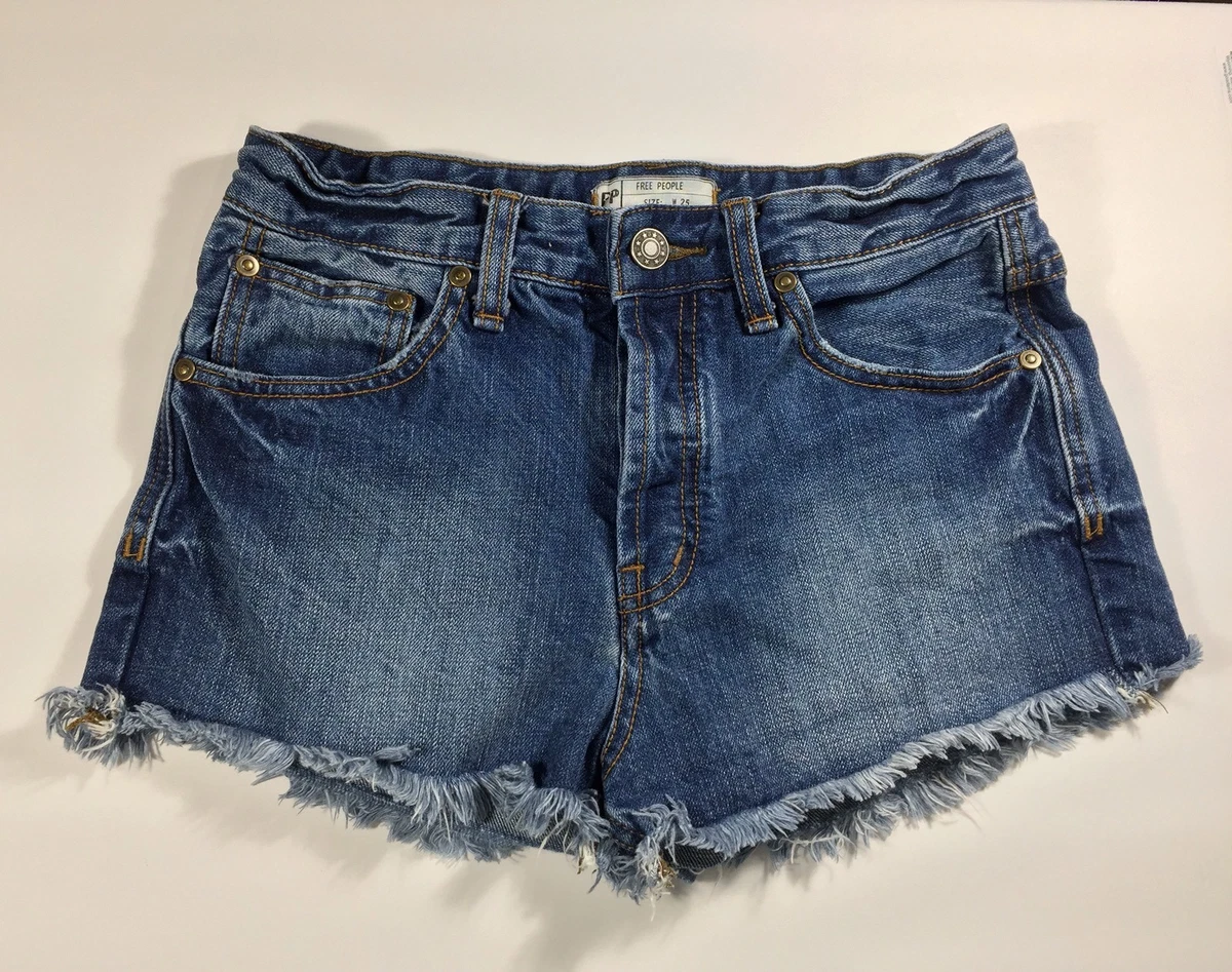 Fringe cut hotsell off shorts