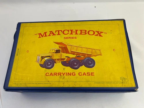 Vintage 1965 Fred Bronner Corp Matchbox Series Carrying Case Holds 30 Cars