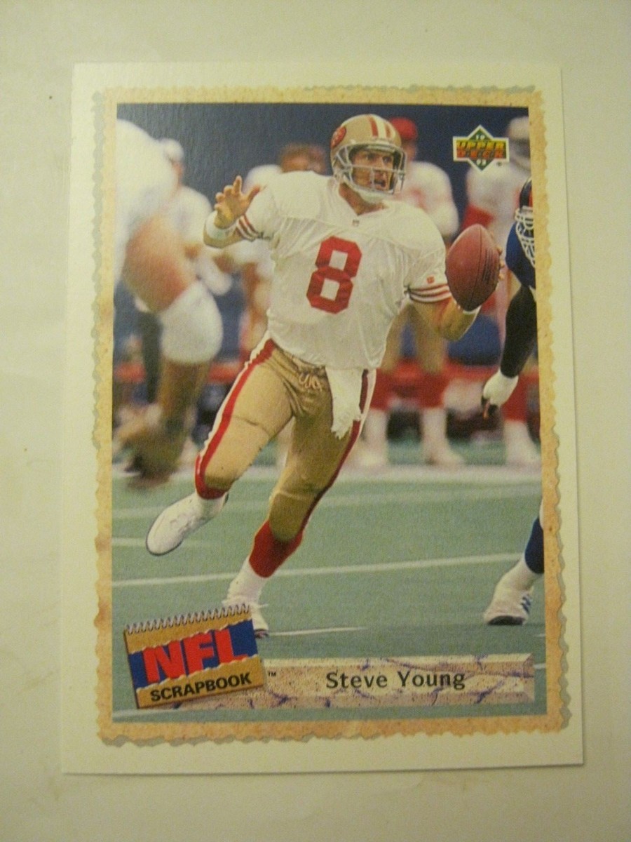 NFL★STEVE YOUNGプラーク 1989 Pro Set Football STEVE YOUNG WRONG BACK PROOF/ERROR