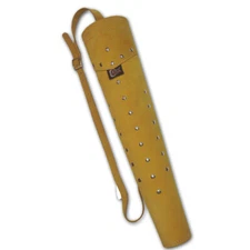 LONGBOW/HORSE BOW/RECURVE/COMPOUND BOW LEATHER SHOULDER BACK ARROW QUIVER BAG