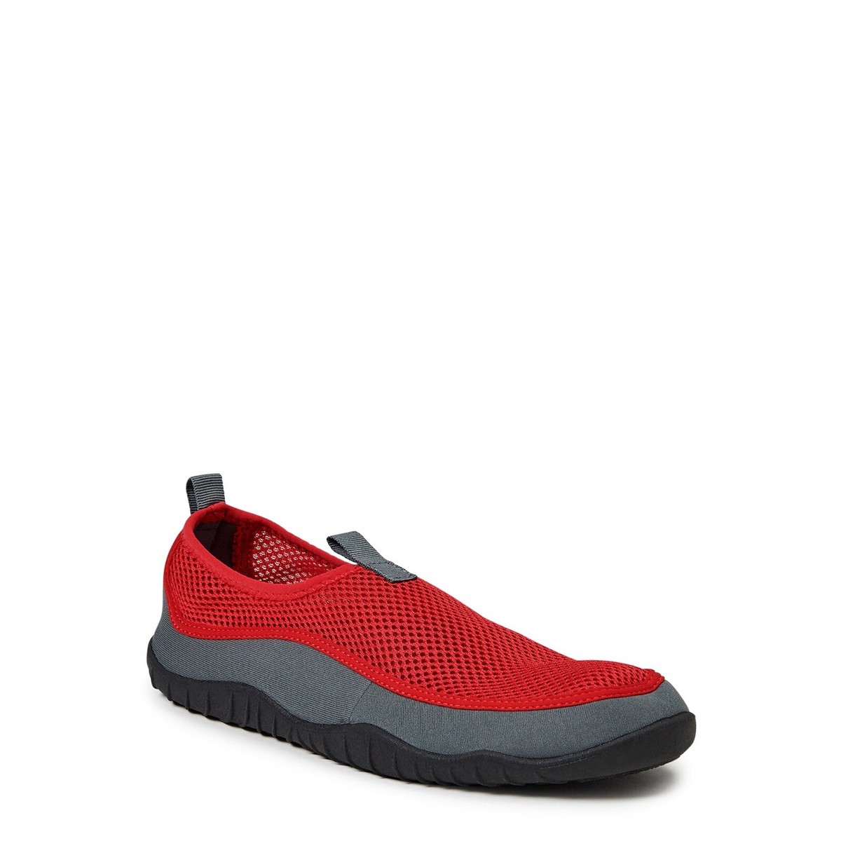 Athletic Works Men's Aqua Socks Beach Swim Water Shoe size 11-12 NWT Red  Gray
