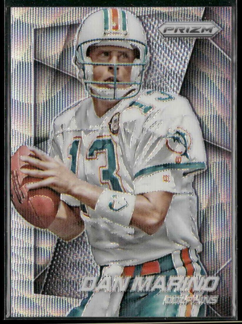 2014 Panini Prizm #187 Dan Marino Light Blue Wave Prizm #/99