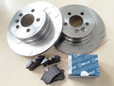 PER SKODA SUPERB BERLINA POSTERIORE SINISTRO DESTRO LH RH DISCHI FRENO MEYLE PASTIGLIE FRENO