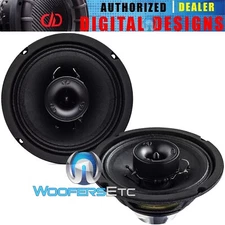 DD AUDIO VO-XN306-S4 6.5" 500W 4-OHM 2-WAY COAXIAL BOAT CAR MOTORCYCLE SPEAKERS