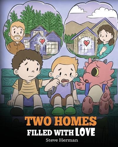 Thumbnail - Steve Herman Two Homes Filled With Love (taschenbuch) My Dragon Books