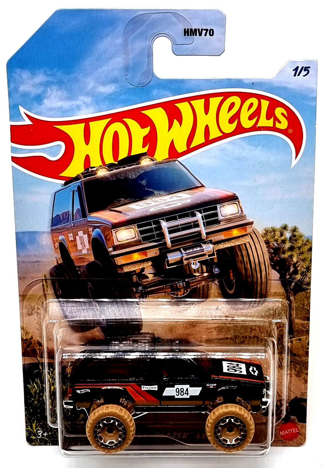 Серия автомобилей Mattel Hot Wheels для бездорожья HMV70 Auto Chevy Blazer 4x4 15 2390₽