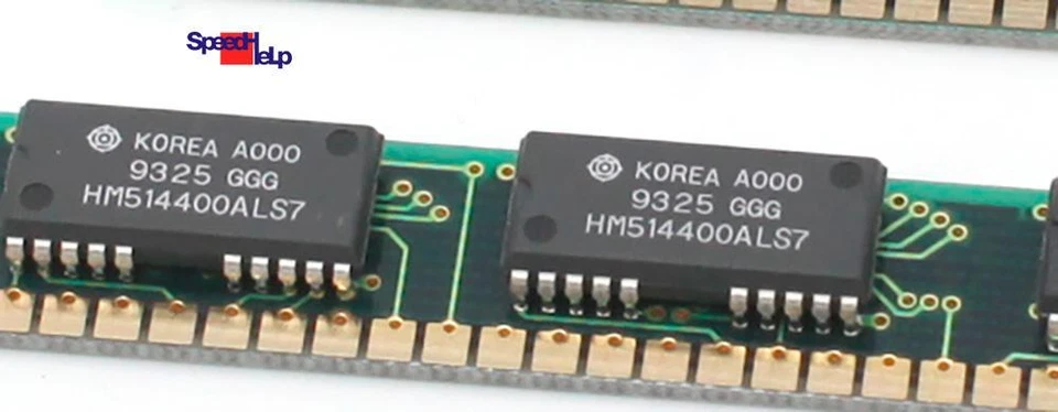 Simm Hitachi Hm514400als7 2mb Ram 2x1mb 30-Pol Pin 2 Mb for 80286 80386 80486 OK - Image 2 of 2