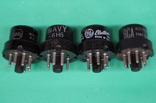 6H6 - TV / AUDIO / GUITAR / AMPLIFIER / HAM / RADIO tube -- lot of 4