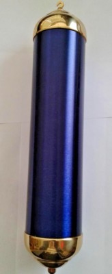 Hermle-Kieninger grandfather weight shell Blue and gold 60 x275 mm