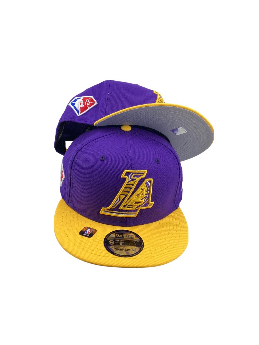 Los Angeles Lakers 2021 Draft Snapback purple ,yellow New Era