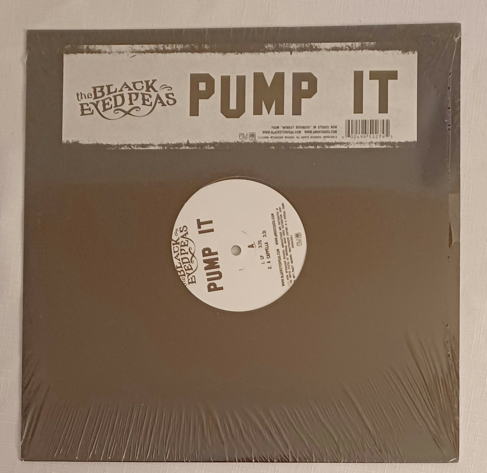 The Black Eyed Peas - Pump It - 12" Single - NEW/SEALED - HTF