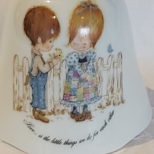 JETZT 1/2 PREIS Petticoats & Pantaloons 1970er Holly Hobbie - Love Bone China Bell