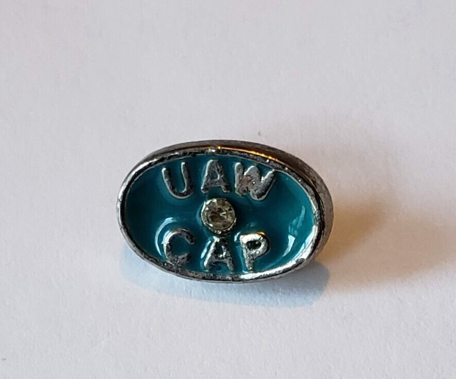 Vintage UAW CAP Lapel Pin Diamond United Auto Workers Union eBay