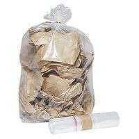 Sac poubelle 110l transparent indéchirable de 55 microns PROMOSAC avec soudure anti-fuite renforcée