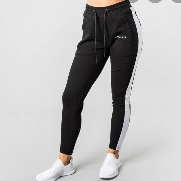 Alphalete stripe best sale joggers
