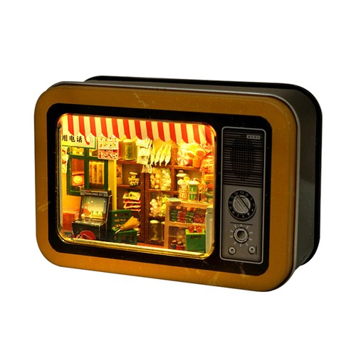 DIY 3D Box Theater Assemble Hecho a mano a prueba de polvo casa de mu?ecas hecho - Imagen 10 de 18