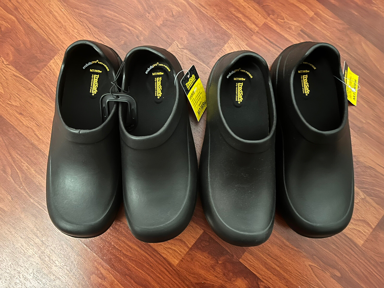 Lotto 2 Scarpe Antiscivolo TredSafe Nere Unisex Enduro Pro Donna 8 Uomo 7