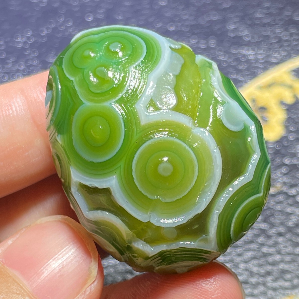 ゴビ石−1186 ゴビ瑪瑙 原石 緑 ゴビアゲートアゲート