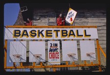 Basketball and Morbid Manor Ocean City Maryland 1980s Historic Old Photo 1
