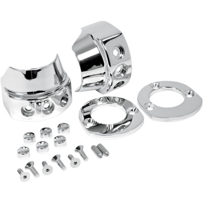 Hawg Halter Chrome Three-Button Switch Assembly HSHA-3C-LR