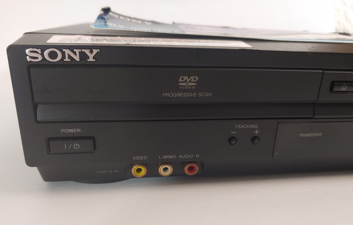 SONY DVD VHS Combo Player SLV-D380P Recorder VCR Black | eBay
