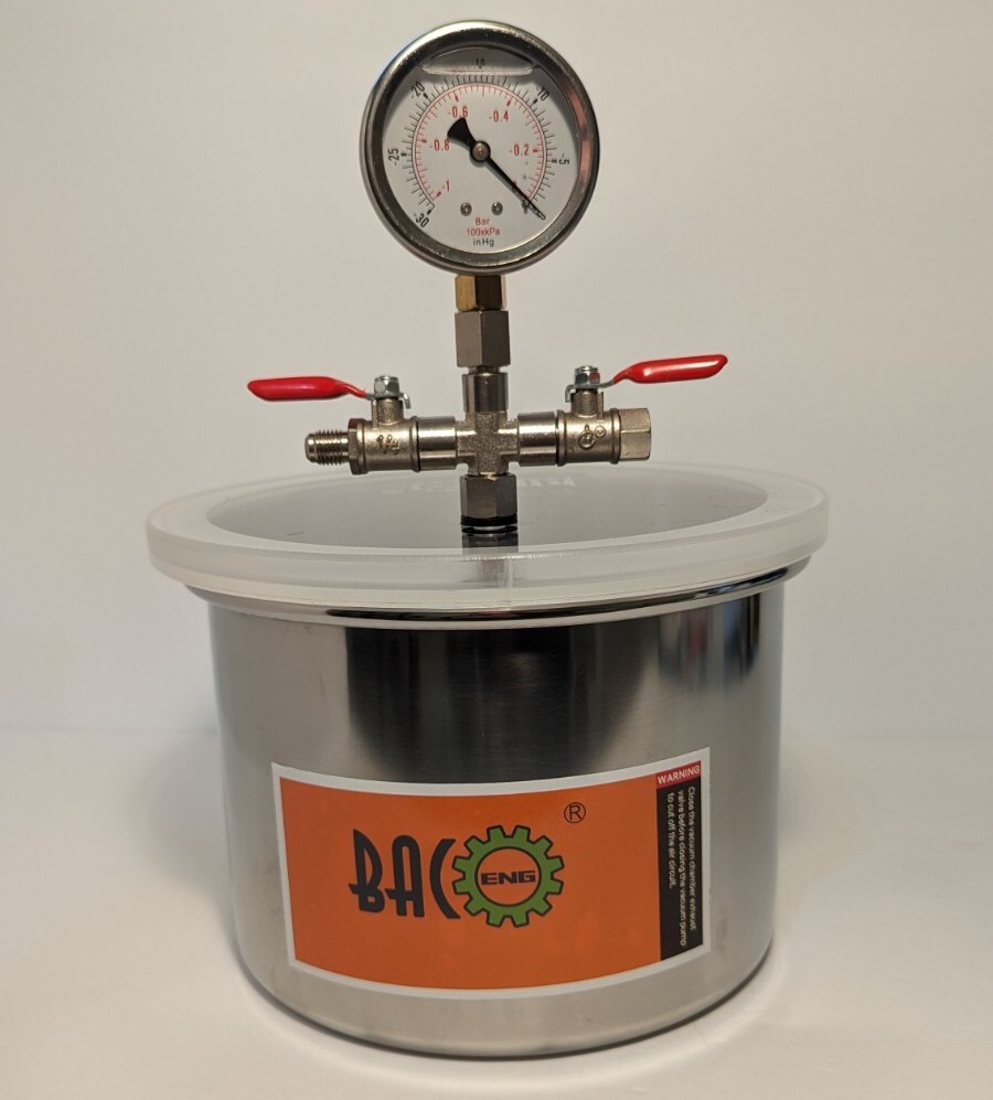 Camera Sottovuoto Bacoeng 1,2L - Acciaio Inox, Per Resine E Legno - Foto 8