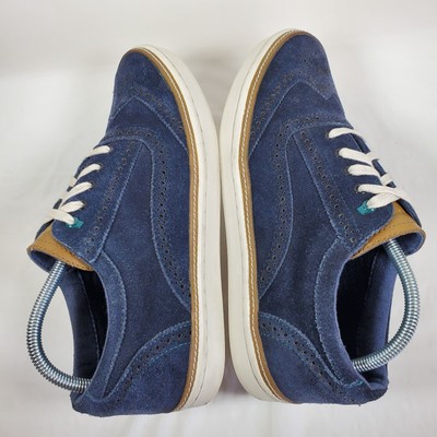 Ted Baker London Hapra 3 Navy Blue Suede Oxford Shoes Mens  display picture 3