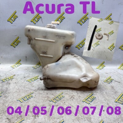 04-08 Acura TL Coolant Reservoir Tank White 2004 2005 2006 2007
