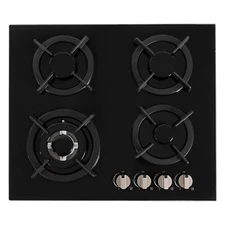 GAS COOKTOP STOVE TOP 4 BURNERS NG/LPG BUILT-IN KITCHEN GAS STOVE TEMPERED GLASS