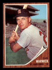 1962 Topps Baseball #202 Carl Warwick NM/MT