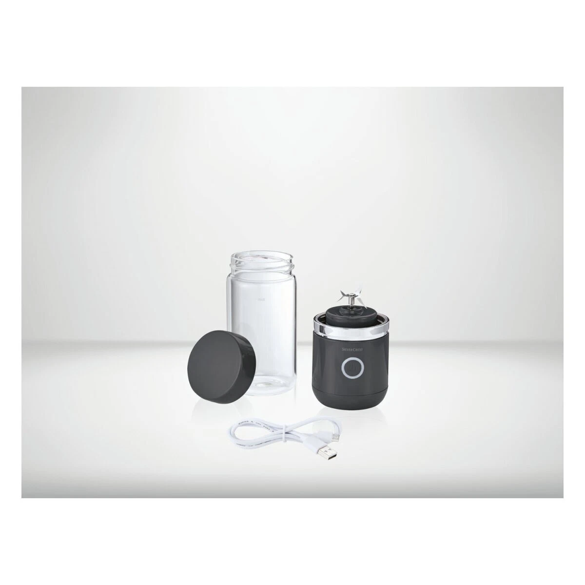 Silvercrest Akku Smoothie Maker To Go Mixer Blender Becher-Deckel  