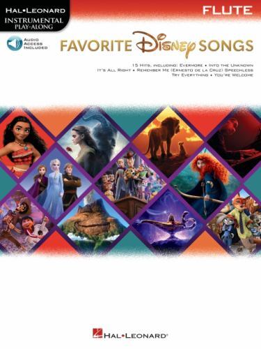 Favorite Disney Songs: Instrumental Play-Along for Flute by Hal Leonard Corp....
