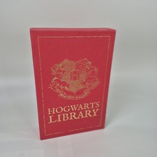 Harry Potter Hogwarts Library 3 Hardcover Book Box Set J.K. Rowling w/ Slipcase