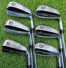 Wilson Staff Launchpad 2 Irons 5-PW KBS Max Uniflex Steel Shafts Wilson Grips