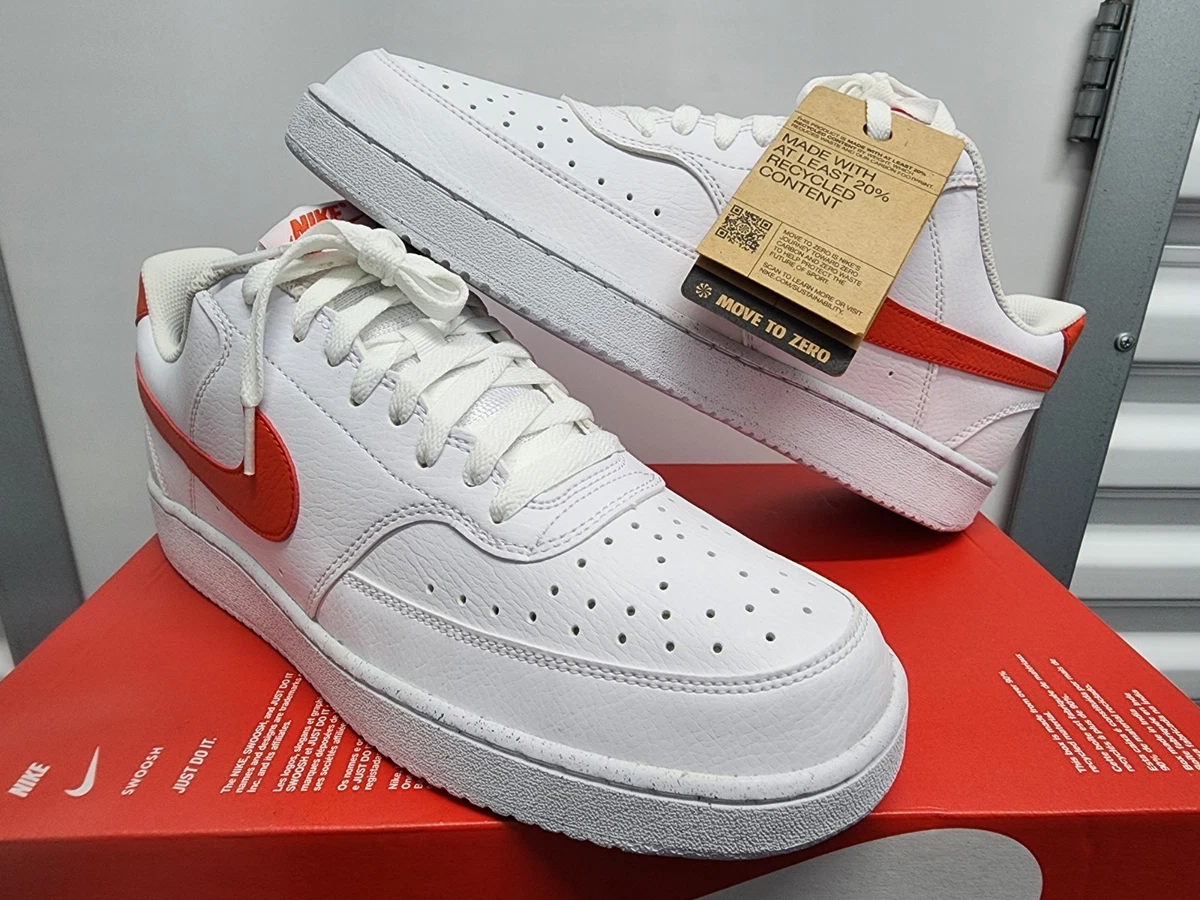Nike Court Vision Next Nature Low White Picante Red | eBay display picture 2